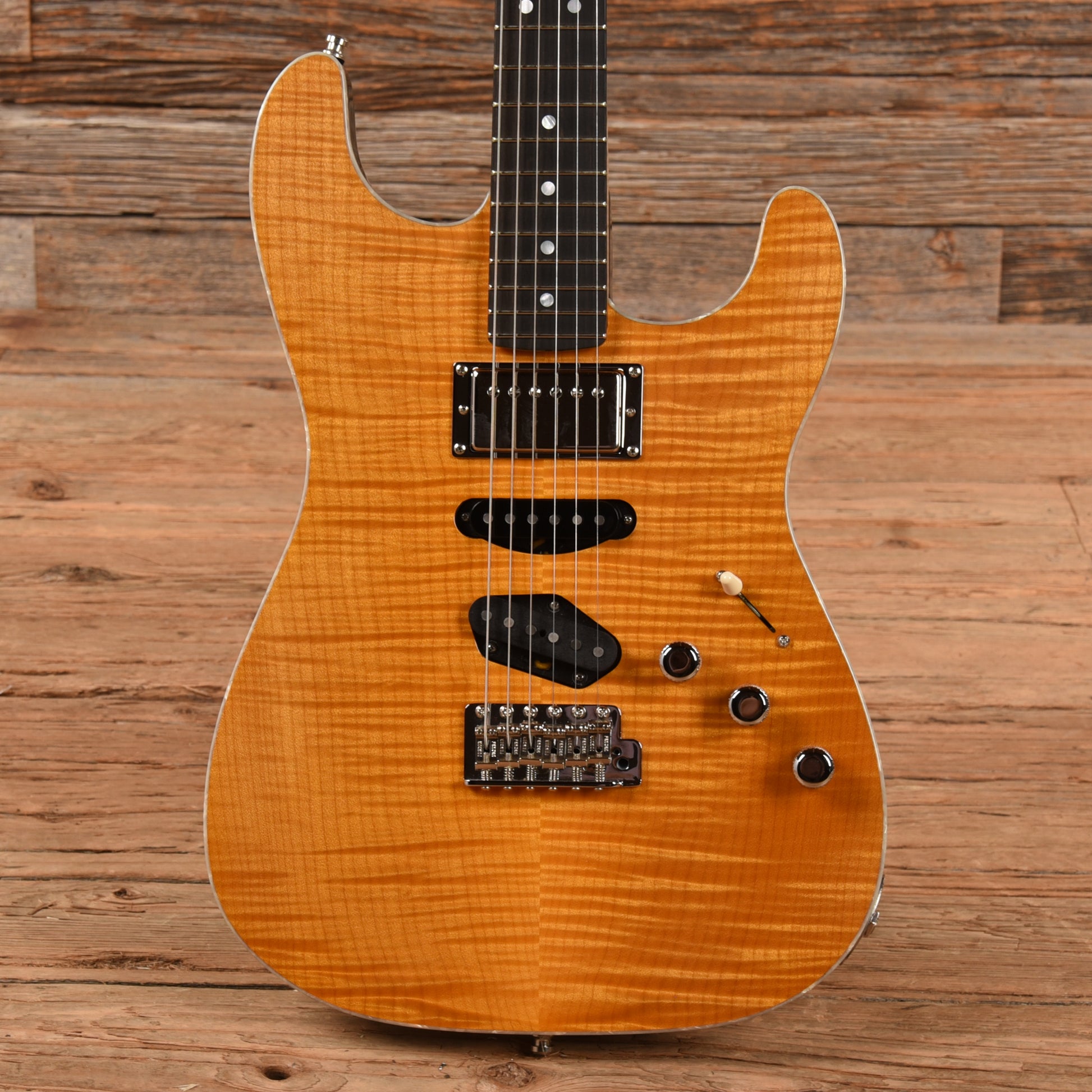 Fender Custom Shop Masterbuilt Kyle McMillin HST Strat NOS Amber 2019 Electric Guitars / Solid Body