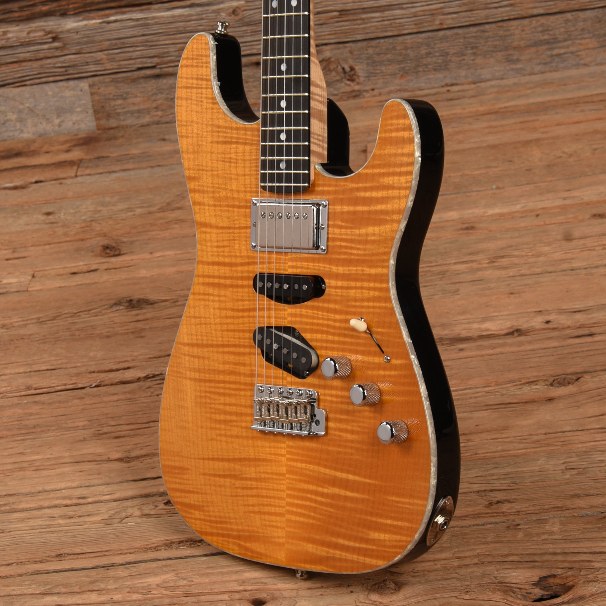 Fender Custom Shop Masterbuilt Kyle McMillin HST Strat NOS Amber 2019 Electric Guitars / Solid Body