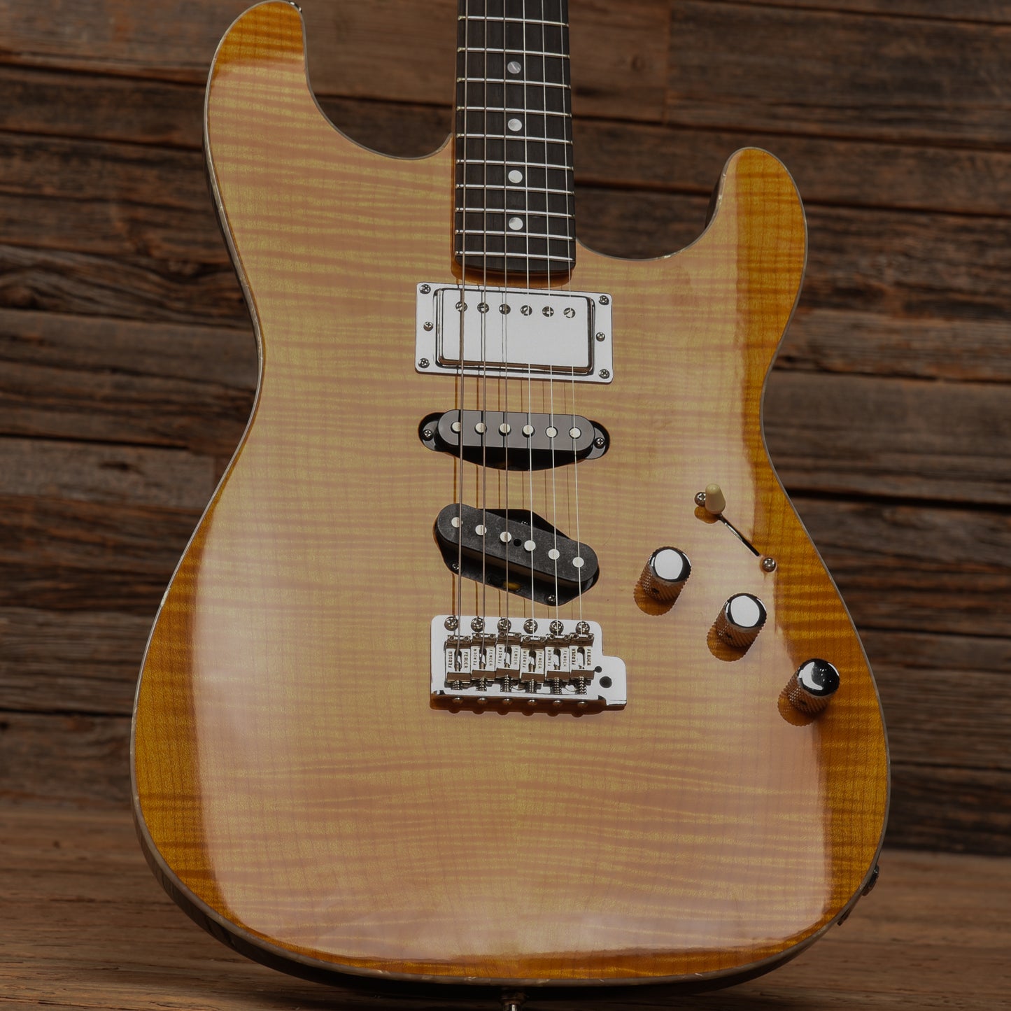 Fender Custom Shop Masterbuilt Kyle McMillin HST Strat NOS Amber 2019 Electric Guitars / Solid Body