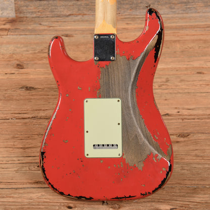 Fender Custom Shop Michael Landau Signature Stratocaster Fiesta Red Over Sunburst 2016 Electric Guitars / Solid Body