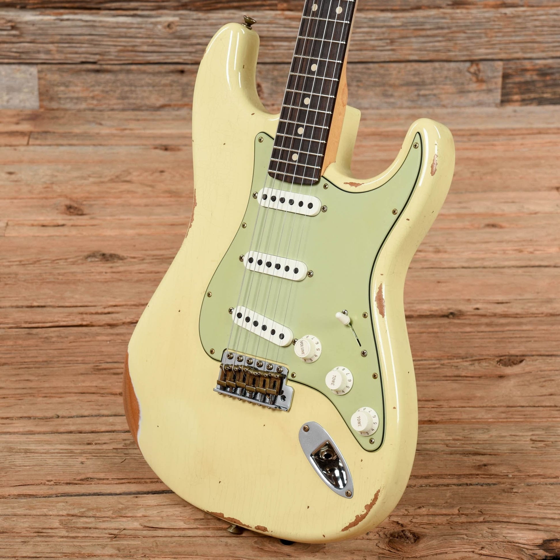 Fender Custom Shop MVP 60's Stratocaster Relic Olympic White 2023 Electric Guitars / Solid Body