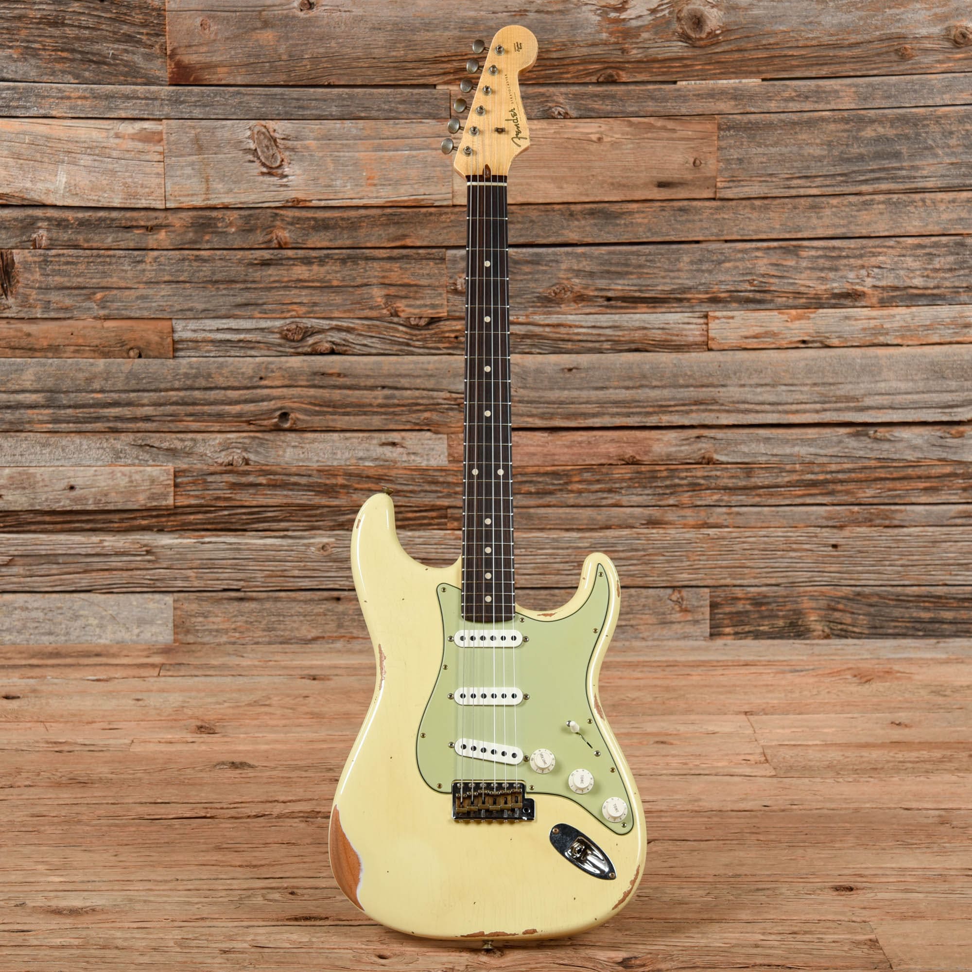 Fender Custom Shop MVP 60's Stratocaster Relic Olympic White 2023 Electric Guitars / Solid Body