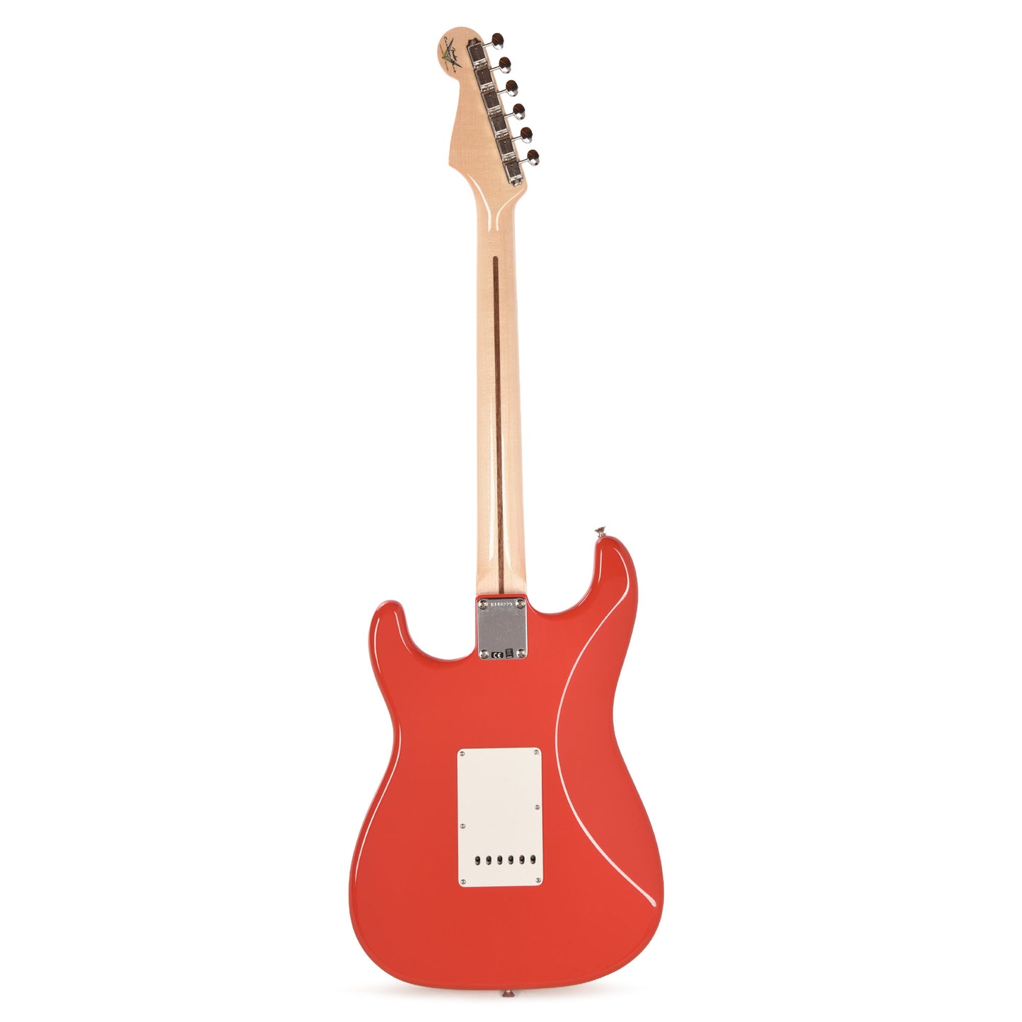 Fender Custom Shop NAMM Limited Edition 1958 Compound Radius Stratocaster Time Capsule Aged Fiesta Red Electric Guitars / Solid Body