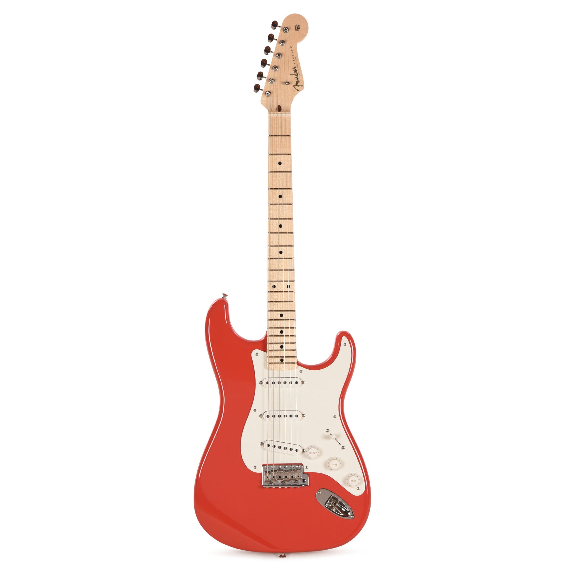 Fender Custom Shop NAMM Limited Edition 1958 Compound Radius Stratocaster Time Capsule Aged Fiesta Red Electric Guitars / Solid Body