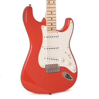 Fender Custom Shop NAMM Limited Edition 1958 Compound Radius Stratocaster Time Capsule Aged Fiesta Red Electric Guitars / Solid Body