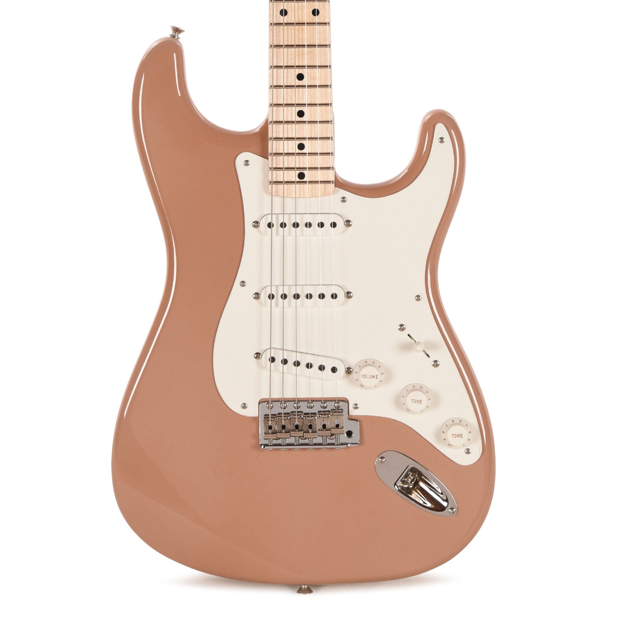 Fender Custom Shop NAMM Limited Edition 1958 Compound Radius Stratocaster Time Capsule Dirty Shell Pink Electric Guitars / Solid Body