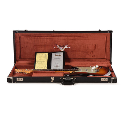 Fender Custom Shop NAMM Limited Edition 1965 Compound Radius Stratocaster Journeyman Relic Aged 3-Color Sunburst Electric Guitars / Solid Body