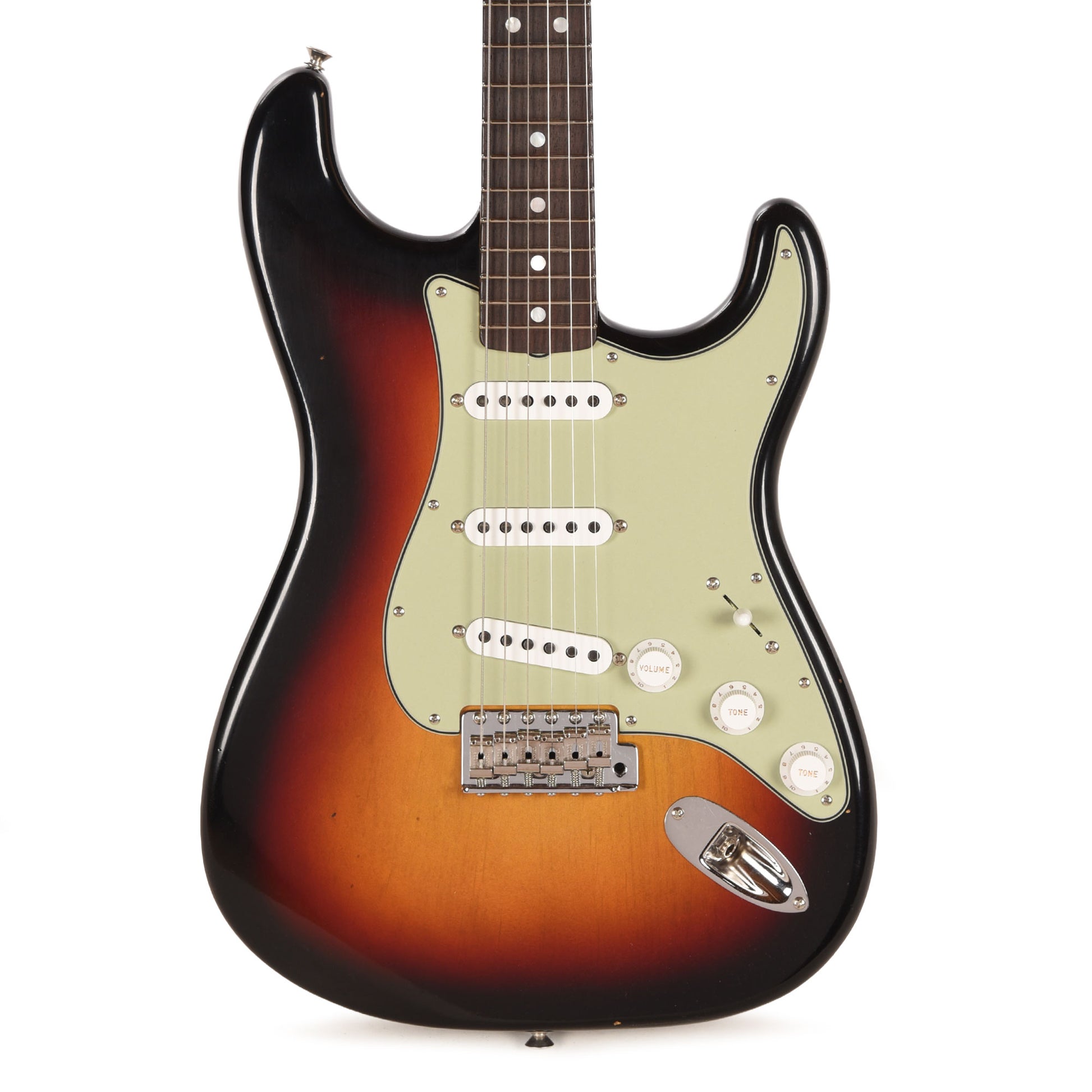 Fender Custom Shop NAMM Limited Edition 1965 Compound Radius Stratocaster Journeyman Relic Aged 3-Color Sunburst Electric Guitars / Solid Body