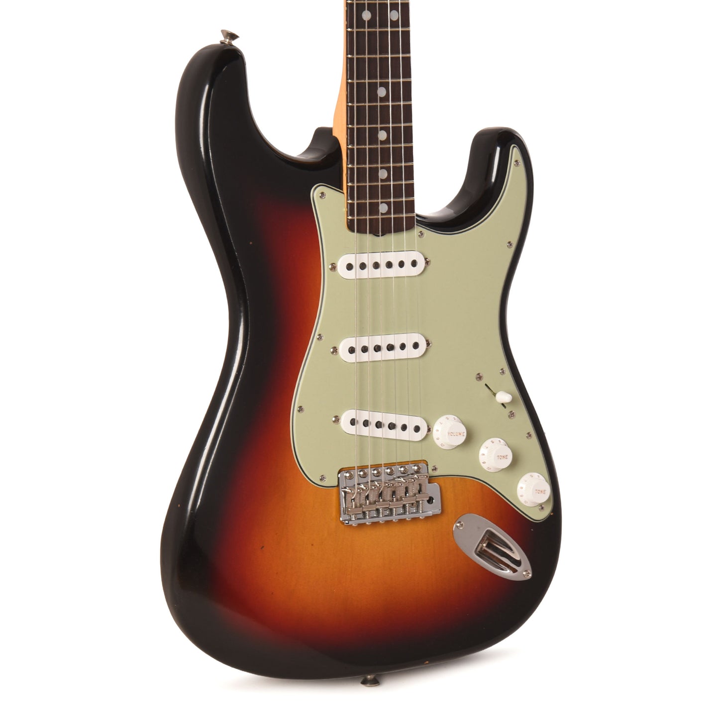 Fender Custom Shop NAMM Limited Edition 1965 Compound Radius Stratocaster Journeyman Relic Aged 3-Color Sunburst Electric Guitars / Solid Body