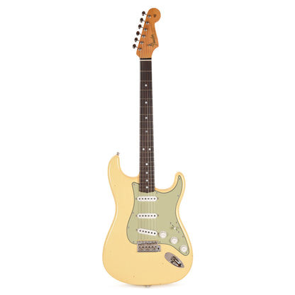 Fender Custom Shop NAMM Limited Edition 1965 Compound Radius Stratocaster Journeyman Relic Aged Vintage White Electric Guitars / Solid Body