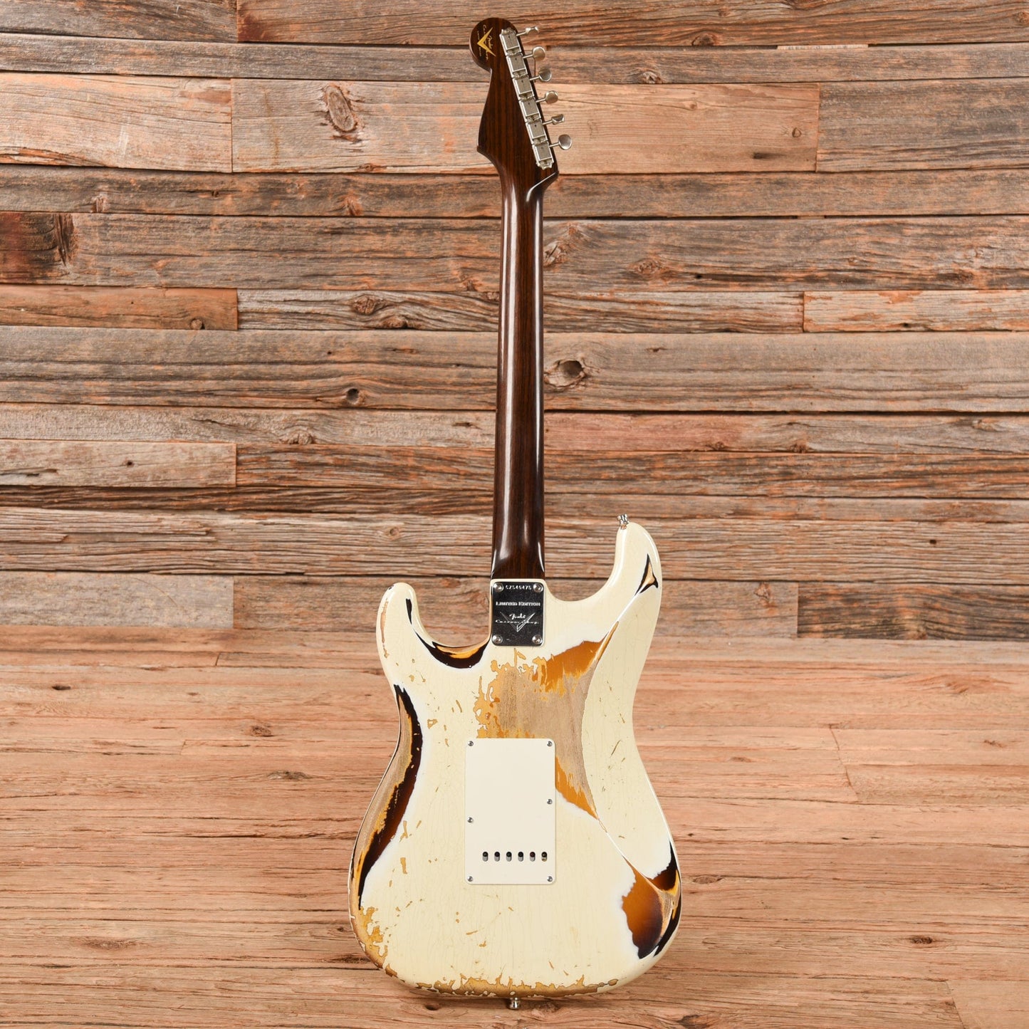 Fender Custom Shop NAMM LTD 56 Thinline Stratocaster Olympic White 2019 Electric Guitars / Solid Body