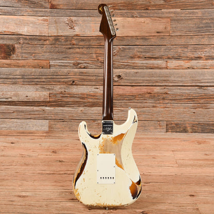 Fender Custom Shop NAMM LTD 56 Thinline Stratocaster Olympic White 2019 Electric Guitars / Solid Body