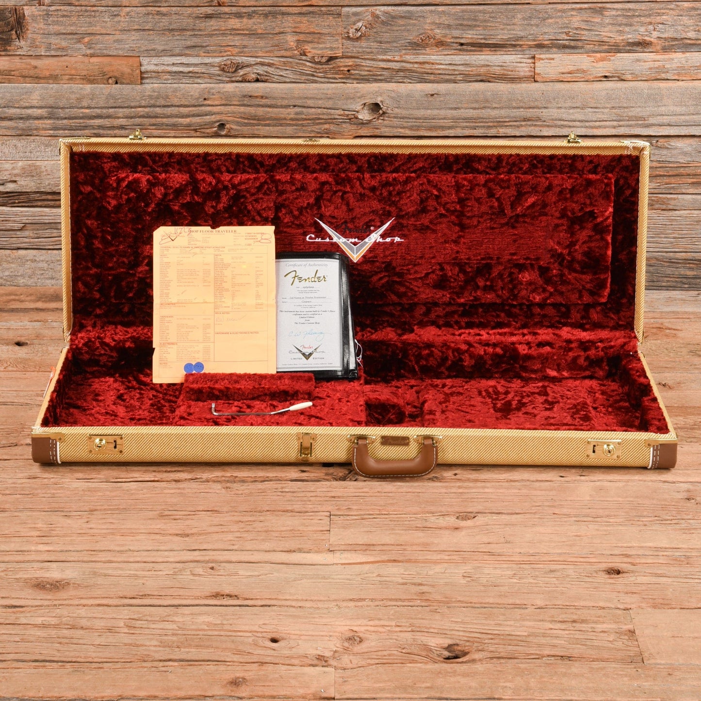 Fender Custom Shop NAMM LTD 56 Thinline Stratocaster Olympic White 2019 Electric Guitars / Solid Body