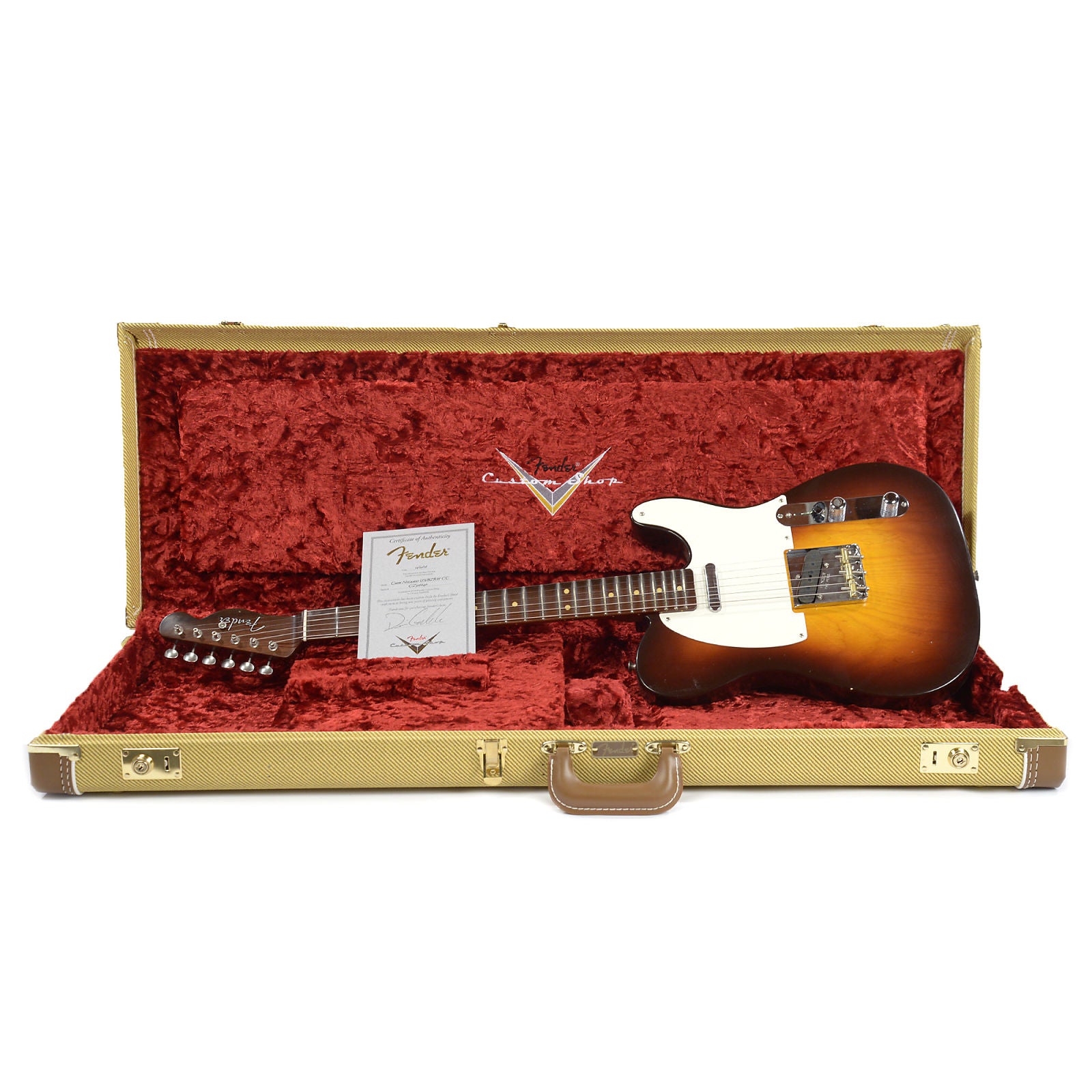 Fender Custom Shop Nocaster Brazilian Neck 2-Color Sunburst Master Built by Dennis Galuszka Electric Guitars / Solid Body