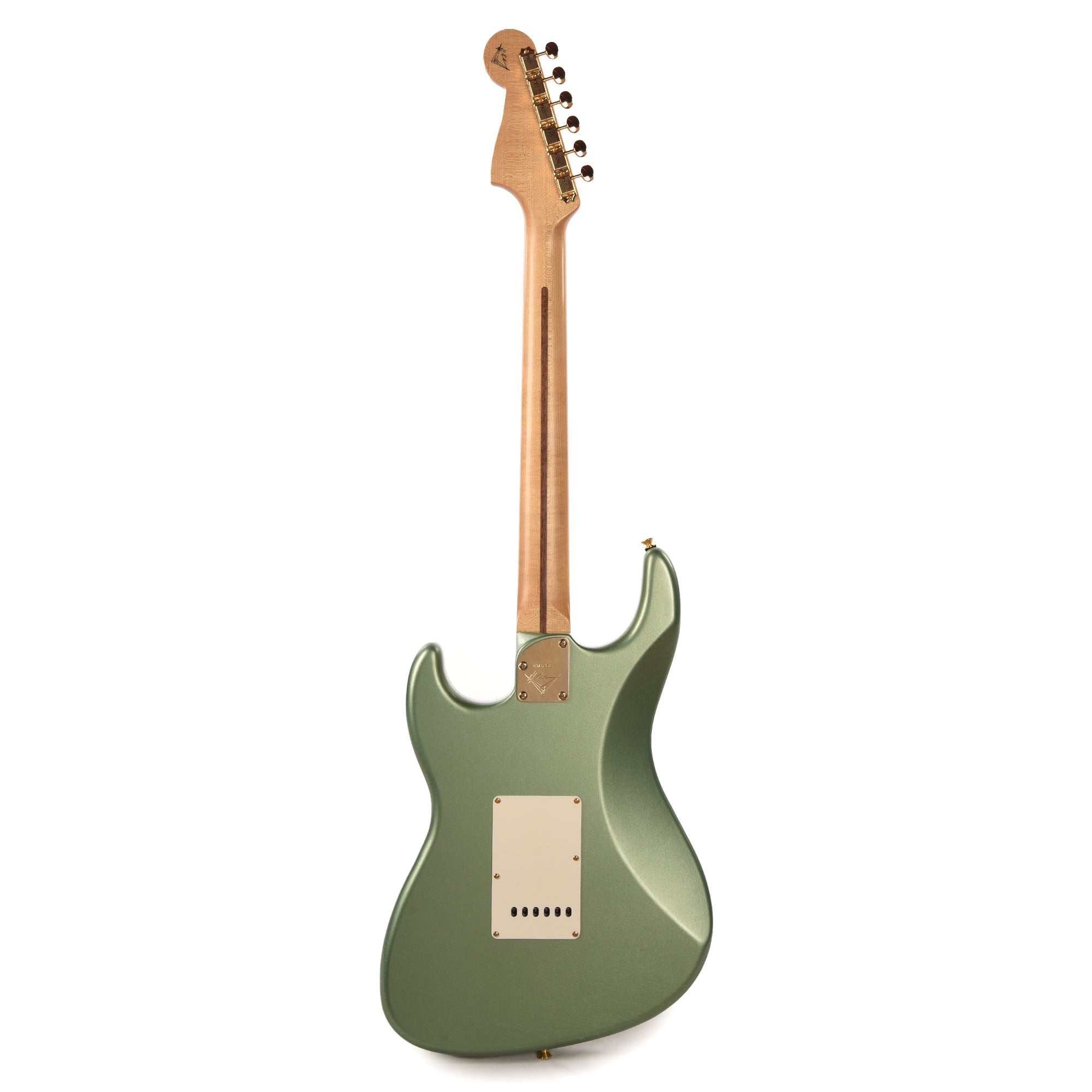 Fender Custom Shop Offset Stratocaster Deluxe Closet Classic Sage Green Metallic Master Built by Kyle McMillin Electric Guitars / Solid Body
