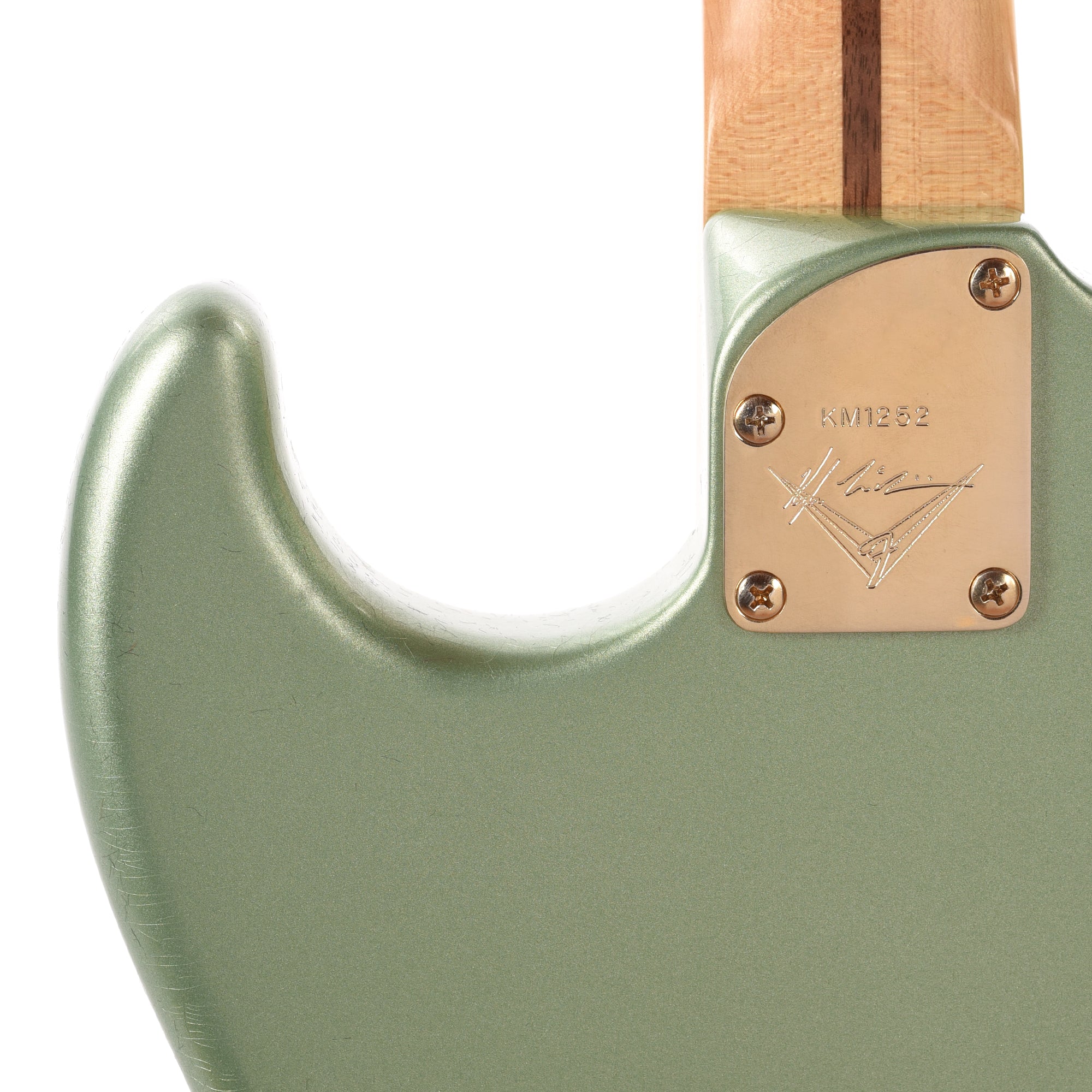 Fender Custom Shop Offset Stratocaster Deluxe Closet Classic Sage Green Metallic Master Built by Kyle McMillin Electric Guitars / Solid Body