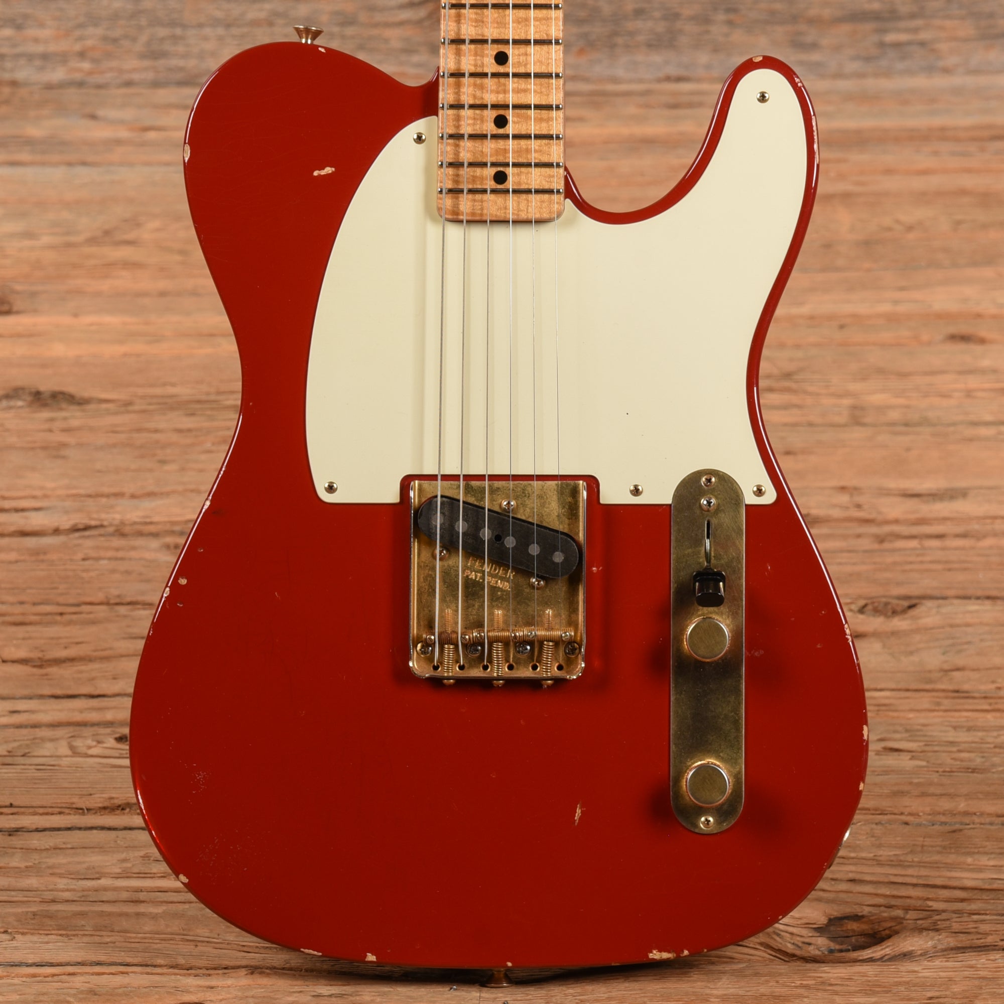 Fender Custom Shop Paul Waller Masterbuilt Esquire Relic Dakota Red 2010 Electric Guitars / Solid Body