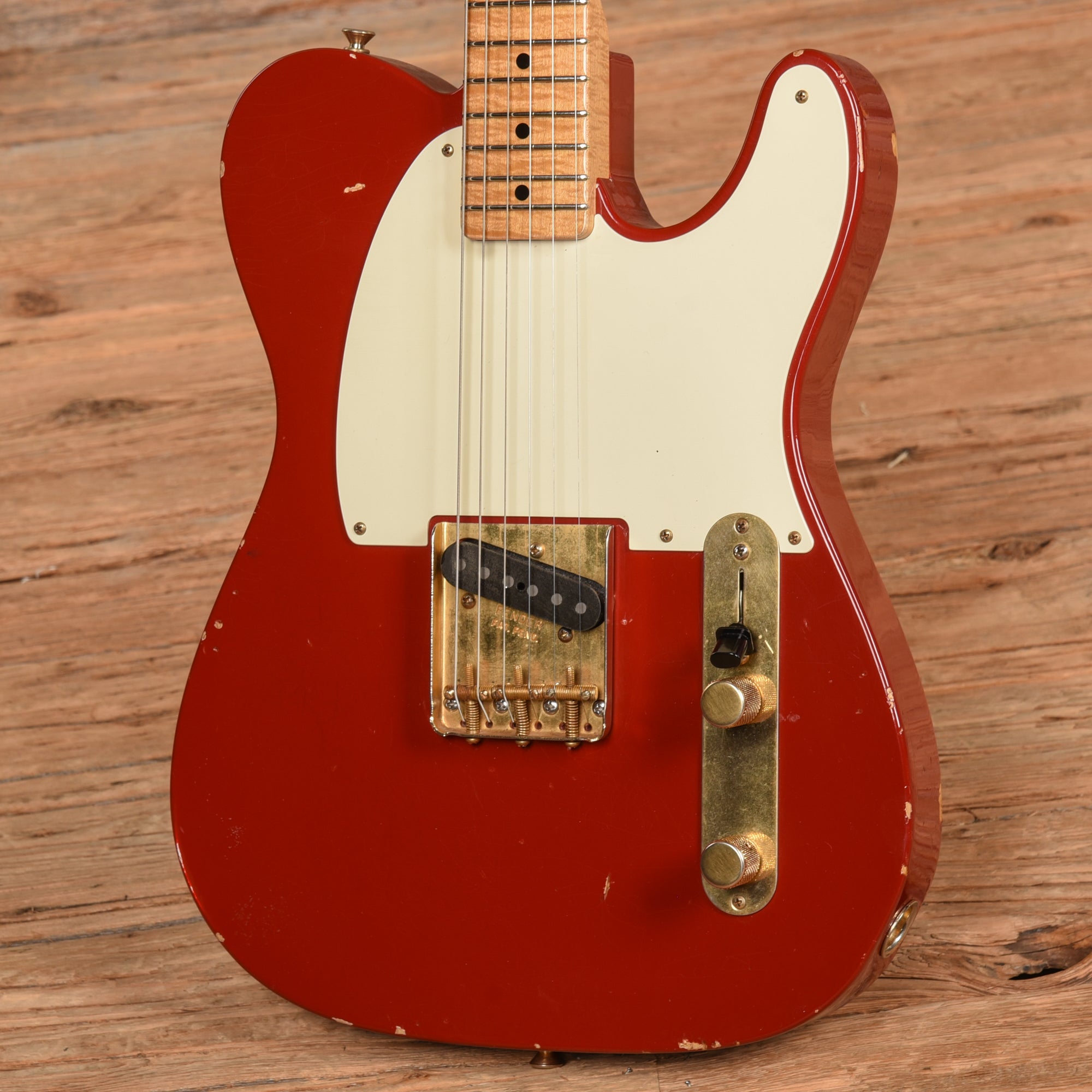 Fender Custom Shop Paul Waller Masterbuilt Esquire Relic Dakota Red 2010 Electric Guitars / Solid Body