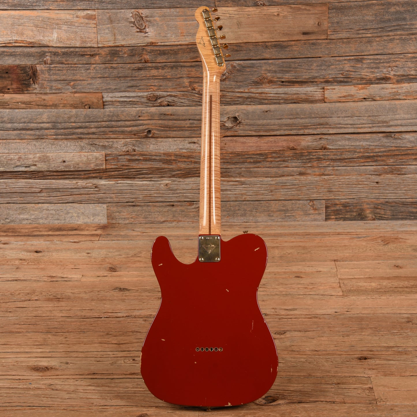 Fender Custom Shop Paul Waller Masterbuilt Esquire Relic Dakota Red 2010 Electric Guitars / Solid Body
