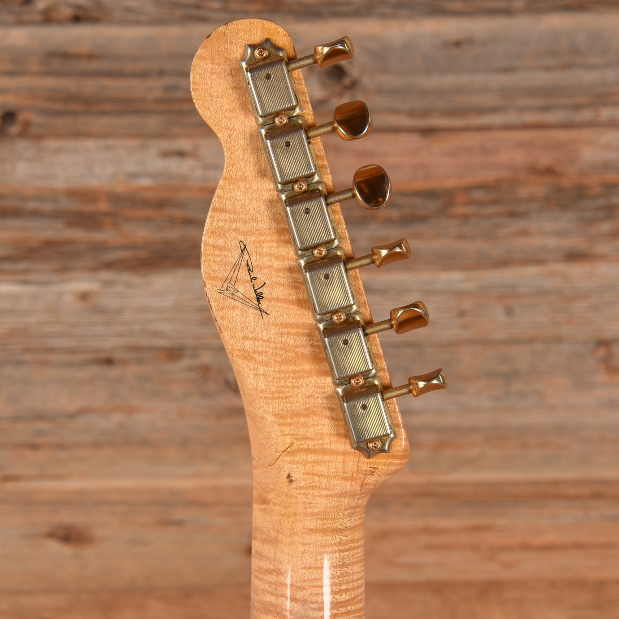 Fender Custom Shop Paul Waller Masterbuilt Esquire Relic Dakota Red 2010 Electric Guitars / Solid Body
