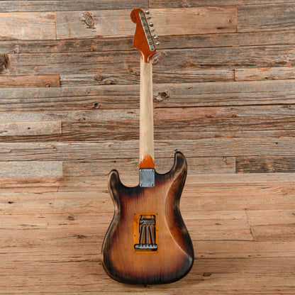 Fender Custom Shop Paul Waller Masterbuilt Sand Blast Stratocaster 3-Tone Sunburst 2023 Electric Guitars / Solid Body