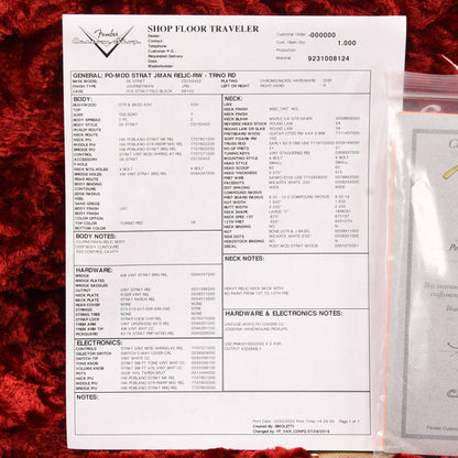 Fender Custom Shop Post Modern Stratocaster Journeyman Relic Torino Red 2017 Electric Guitars / Solid Body