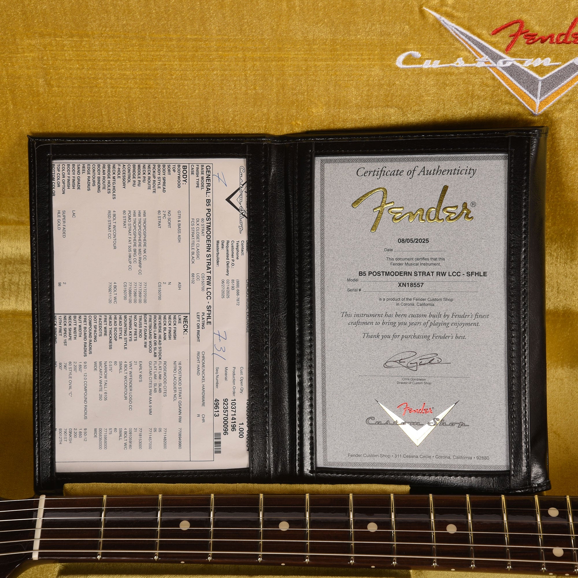 Fender Custom Shop Postmodern Stratocaster Deluxe Closet Classic Super Faded HLE Gold Electric Guitars / Solid Body