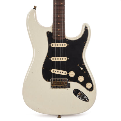 Fender Custom Shop Postmodern Stratocaster Journeyman Relic Aged Olympic White Electric Guitars / Solid Body