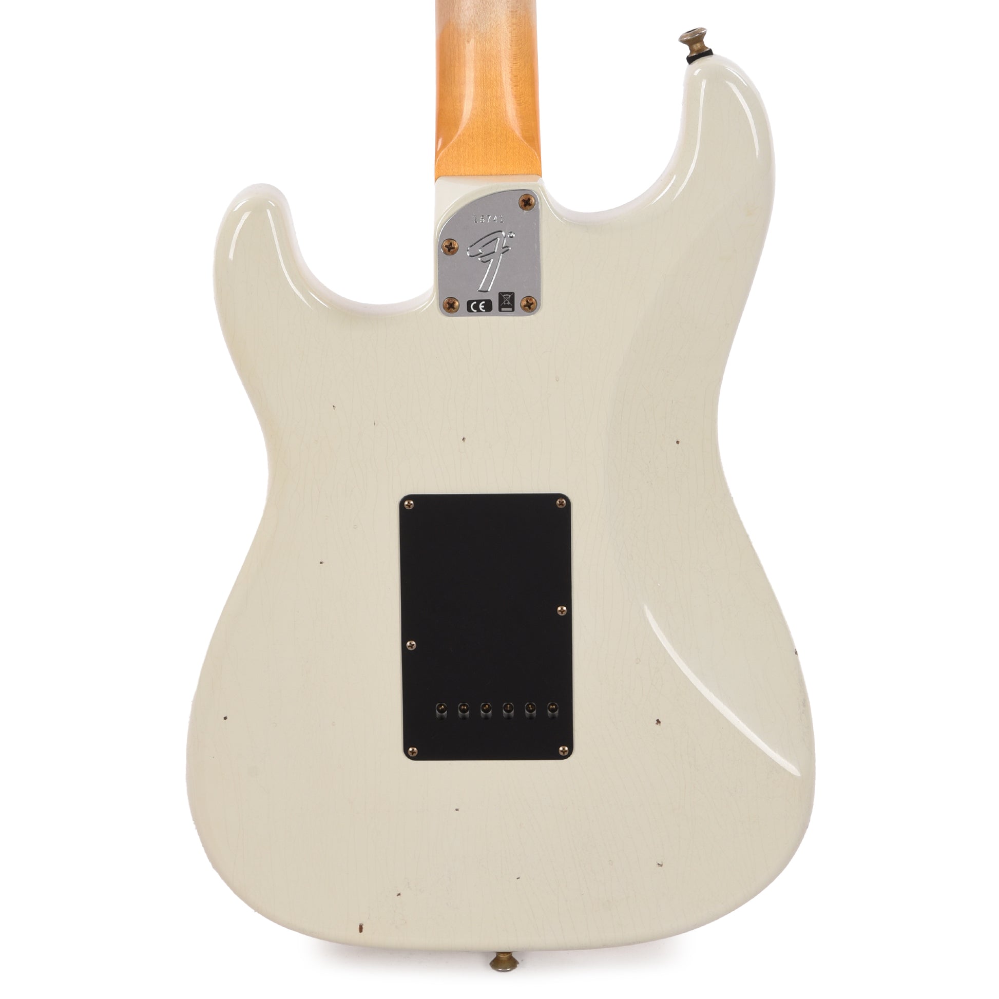Fender Custom Shop Postmodern Stratocaster Journeyman Relic Aged Olympic White Electric Guitars / Solid Body