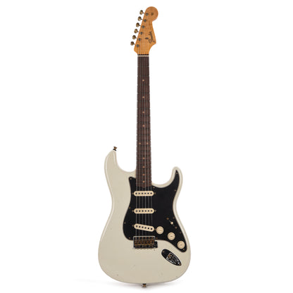 Fender Custom Shop Postmodern Stratocaster Journeyman Relic Aged Olympic White Electric Guitars / Solid Body