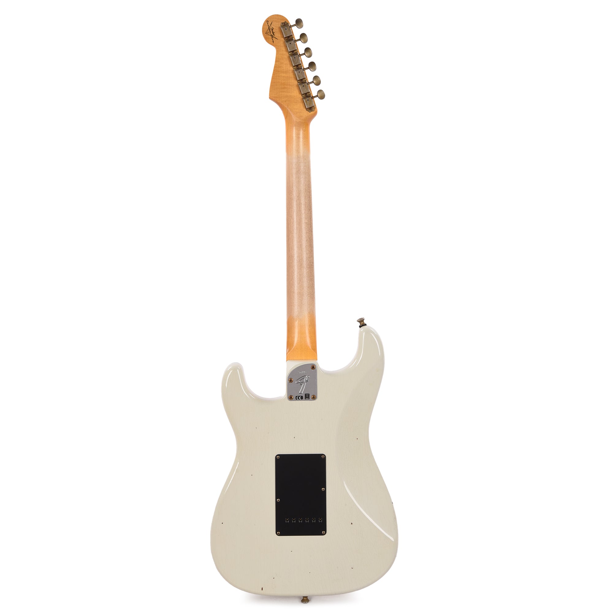 Fender Custom Shop Postmodern Stratocaster Journeyman Relic Aged Olympic White Electric Guitars / Solid Body