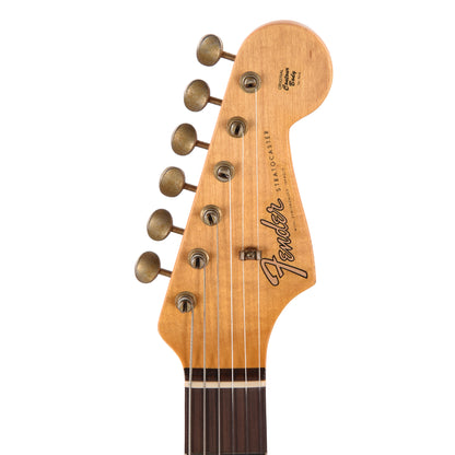 Fender Custom Shop Postmodern Stratocaster Journeyman Relic Aged Olympic White Electric Guitars / Solid Body