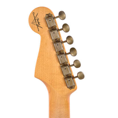 Fender Custom Shop Postmodern Stratocaster Journeyman Relic Aged Olympic White Electric Guitars / Solid Body