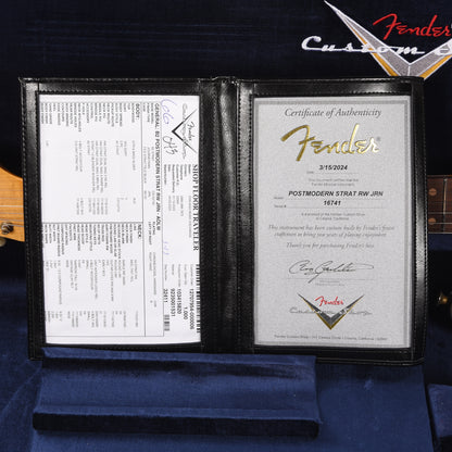 Fender Custom Shop Postmodern Stratocaster Journeyman Relic Aged Olympic White Electric Guitars / Solid Body