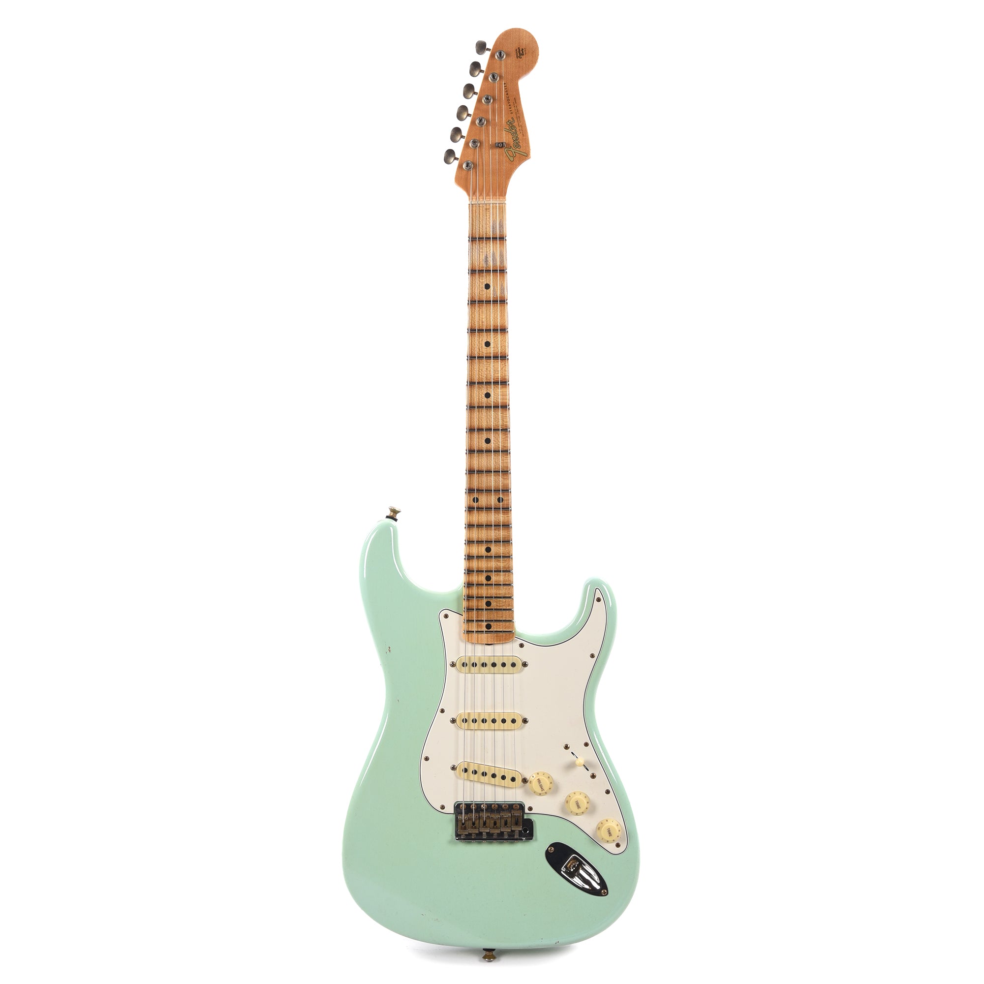 Fender Custom Shop Postmodern Stratocaster Journeyman Relic Aged Surf Green Electric Guitars / Solid Body