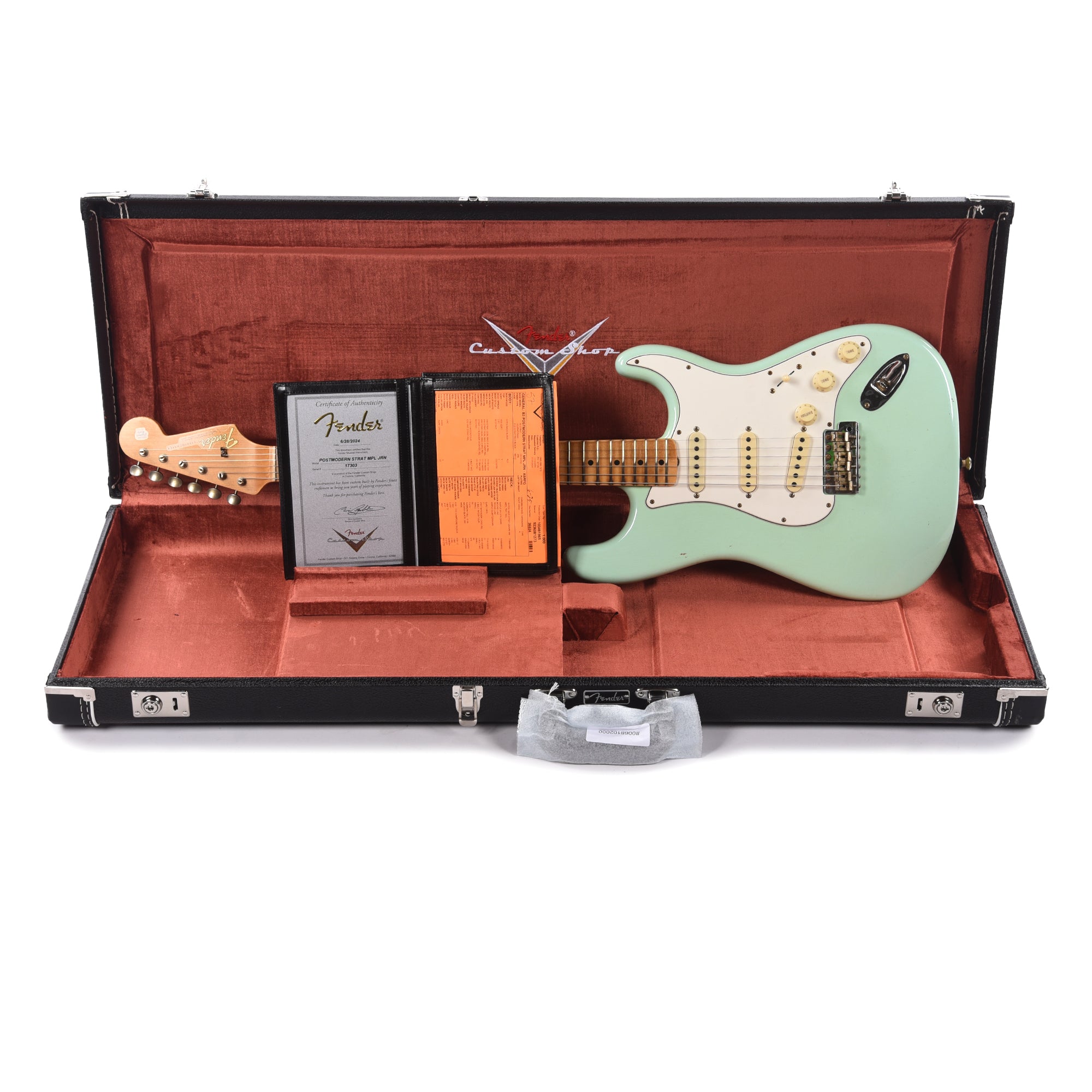 Fender Custom Shop Postmodern Stratocaster Journeyman Relic Aged Surf Green Electric Guitars / Solid Body