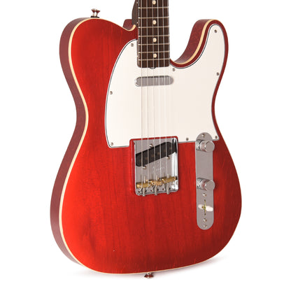 Fender Custom Shop Postmodern Telecaster Deluxe Closet Classic Aged Crimson Burst Electric Guitars / Solid Body