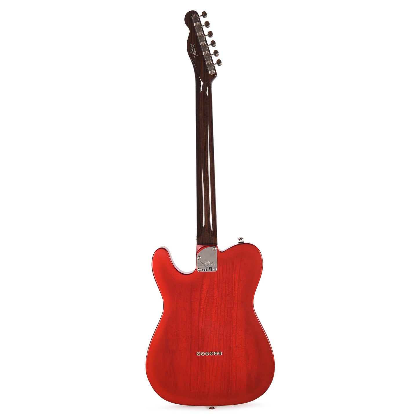 Fender Custom Shop Postmodern Telecaster Deluxe Closet Classic Aged Crimson Burst Electric Guitars / Solid Body