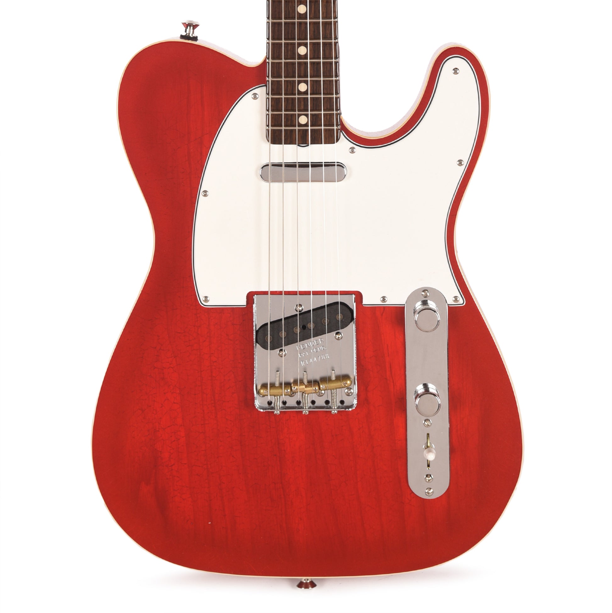 Fender Custom Shop Postmodern Telecaster Deluxe Closet Classic Aged Crimson Burst Electric Guitars / Solid Body