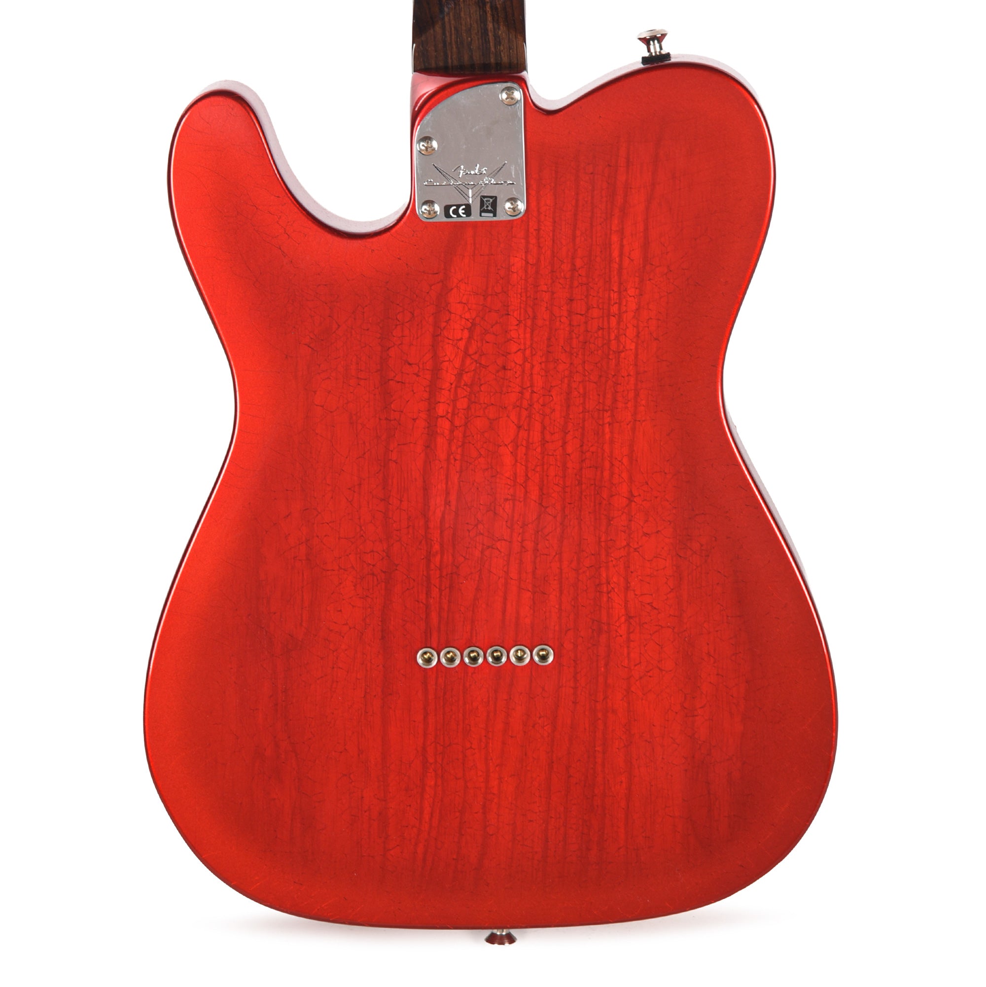 Fender Custom Shop Postmodern Telecaster Deluxe Closet Classic Aged Crimson Burst Electric Guitars / Solid Body