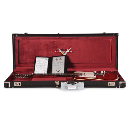 Fender Custom Shop Postmodern Telecaster Deluxe Closet Classic Aged Crimson Burst Electric Guitars / Solid Body