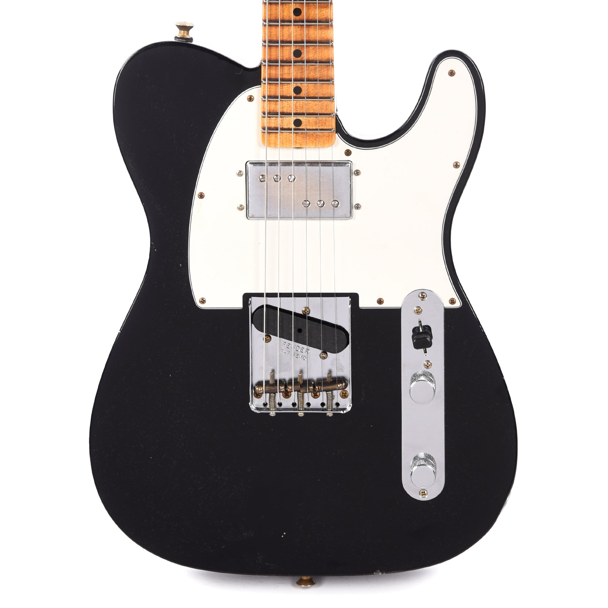Fender Custom Shop Postmodern Telecaster Journeyman Relic Aged Black Electric Guitars / Solid Body