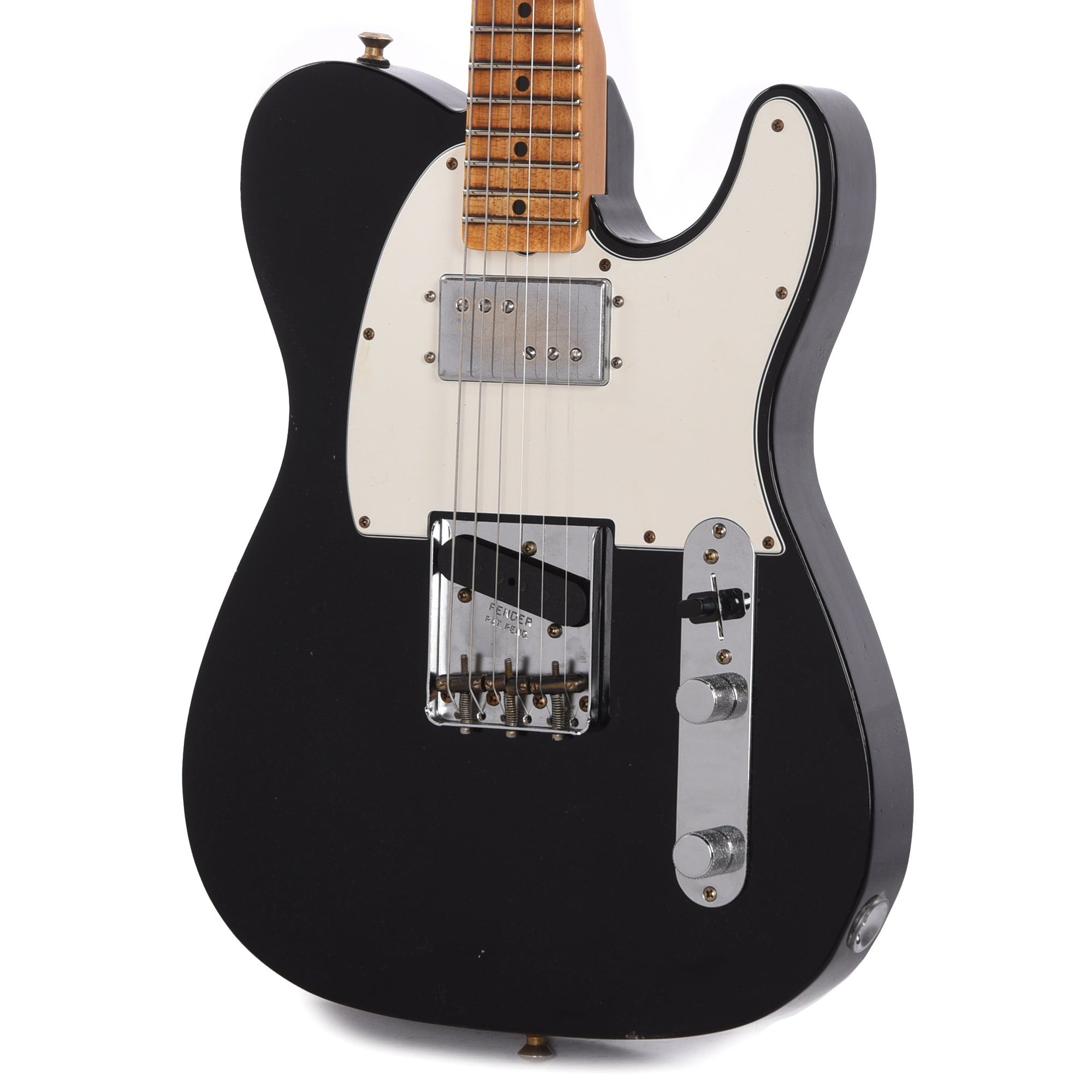 Fender Custom Shop Postmodern Telecaster Journeyman Relic Aged Black Electric Guitars / Solid Body
