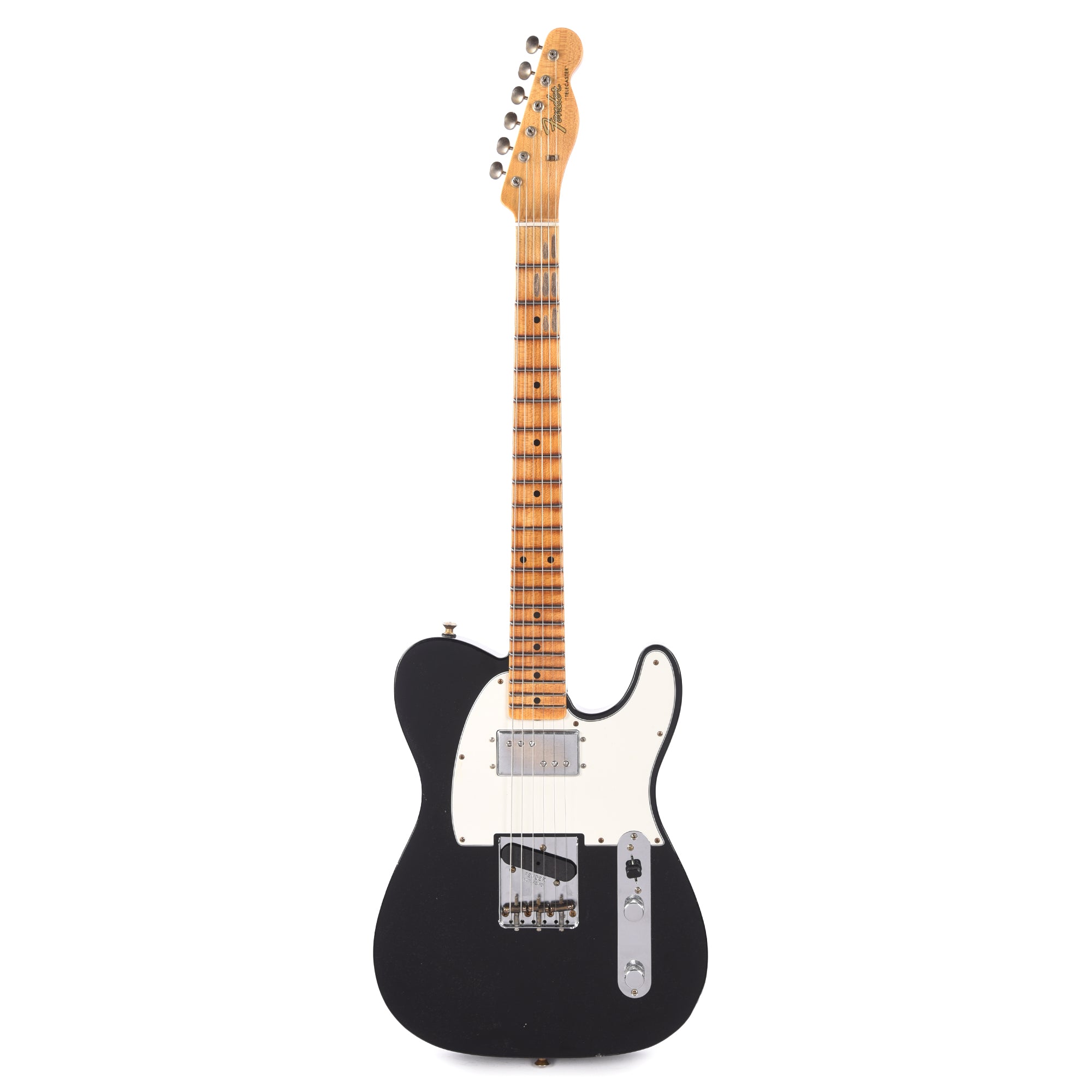 Fender Custom Shop Postmodern Telecaster Journeyman Relic Aged Black Electric Guitars / Solid Body