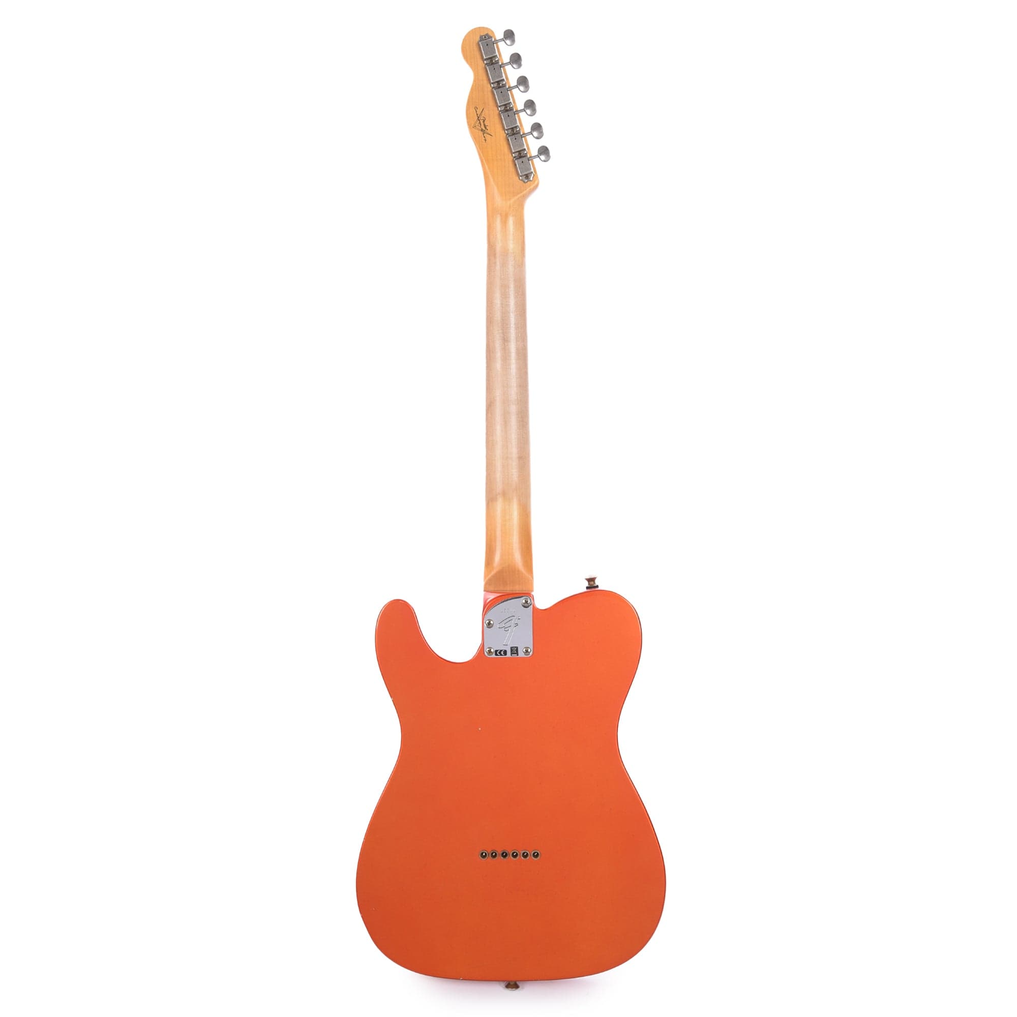 Fender Custom Shop Postmodern Telecaster Journeyman Relic Faded Aged Candy Tangerine Electric Guitars / Solid Body