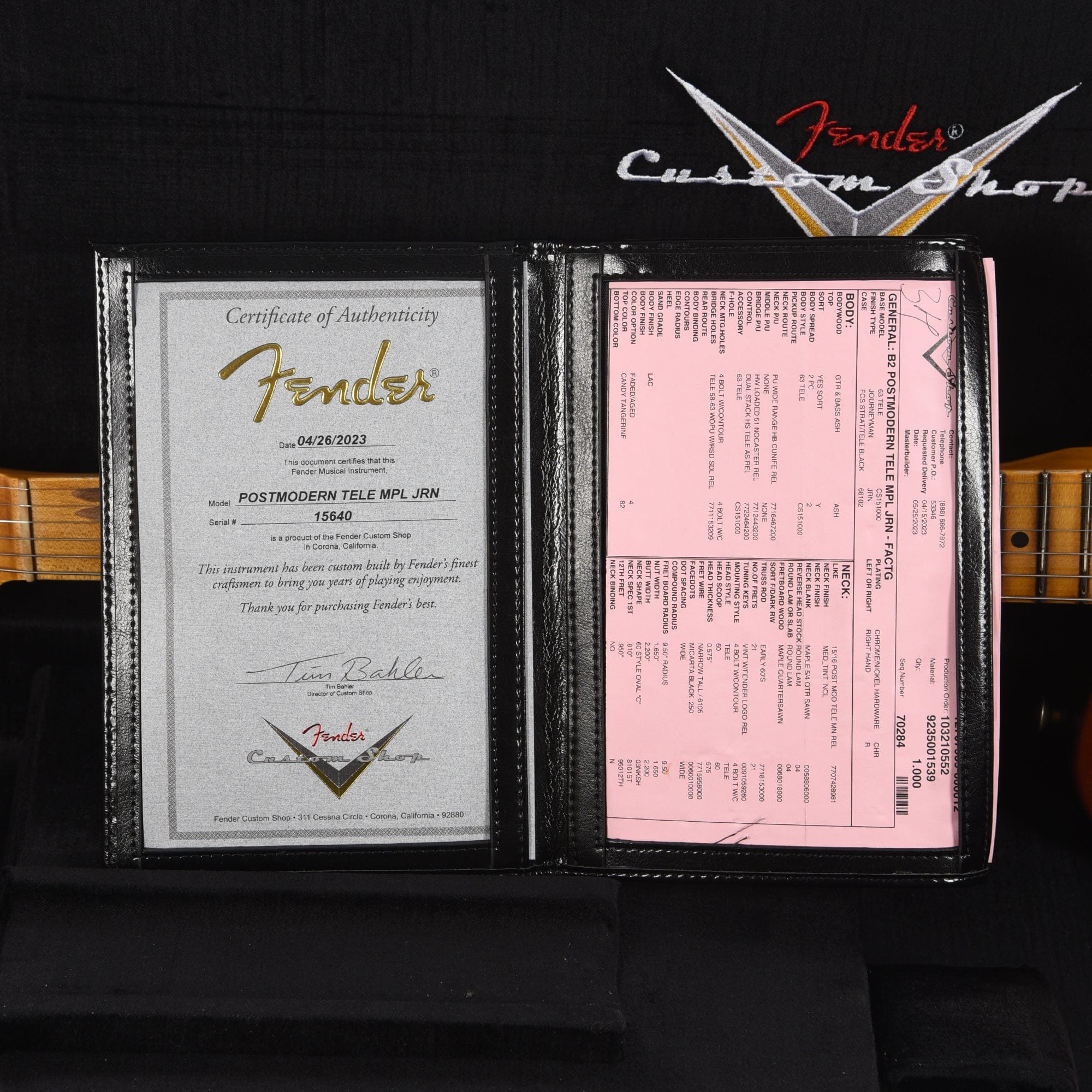 Fender Custom Shop Postmodern Telecaster Journeyman Relic Faded Aged Candy Tangerine Electric Guitars / Solid Body