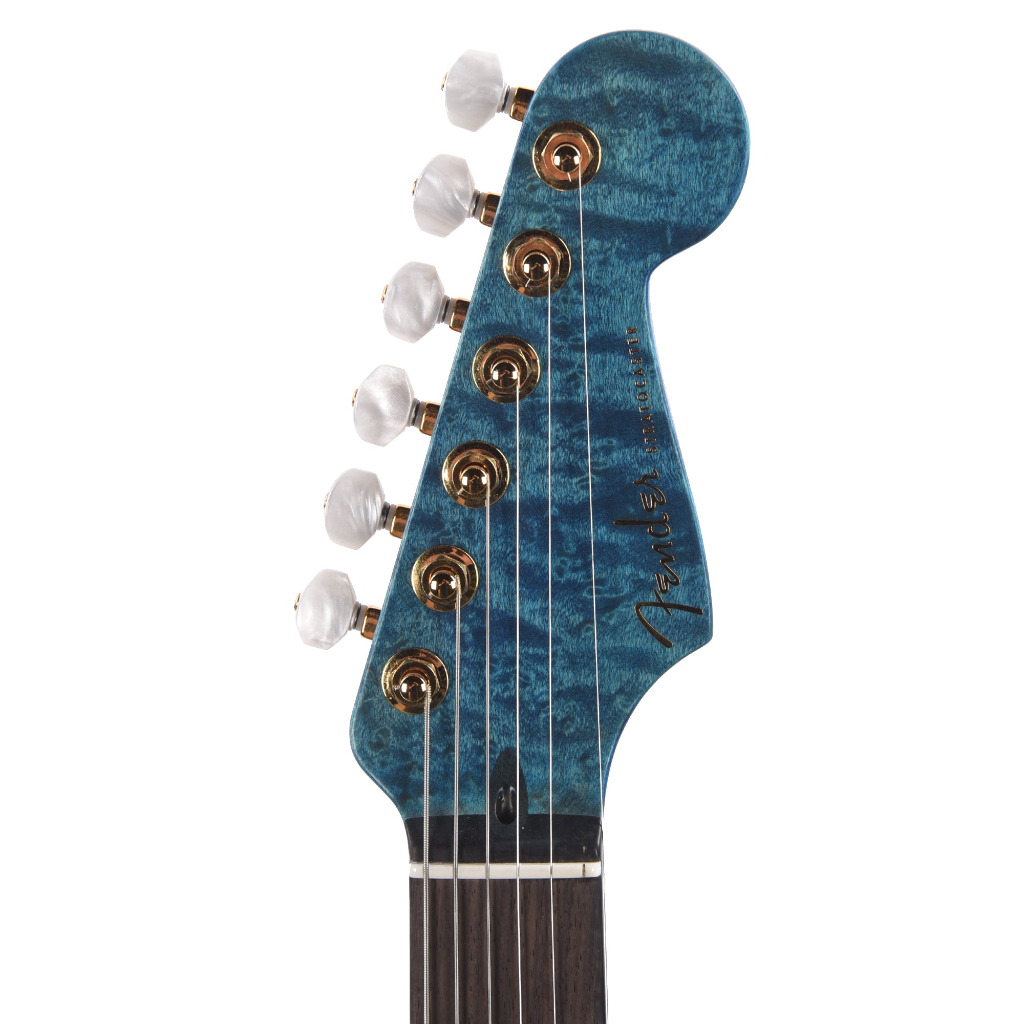 Fender Custom Shop Prestige Collection Elite Stratocaster NOS Variegated Gold Leaf Finish with Sapphire Blue Burst Master Built by Jason Smith Electric Guitars / Solid Body