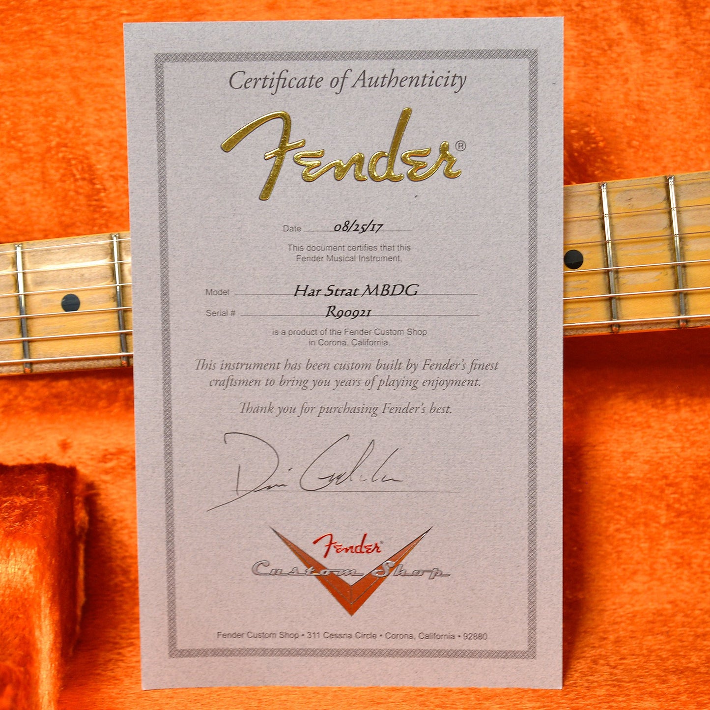 Fender Custom Shop "Private Collection" H.A.R. Stratocaster Master Built by Dennis Galuszka Electric Guitars / Solid Body