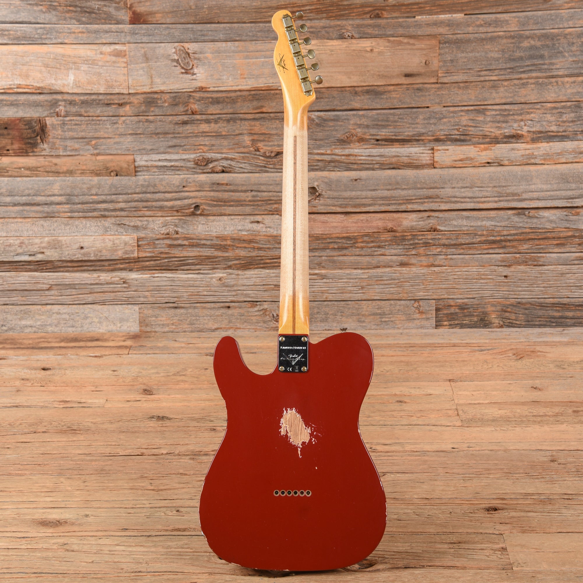 Fender Custom Shop Reverse 50's Telecaster Relic Crimson Red 2024 Electric Guitars / Solid Body