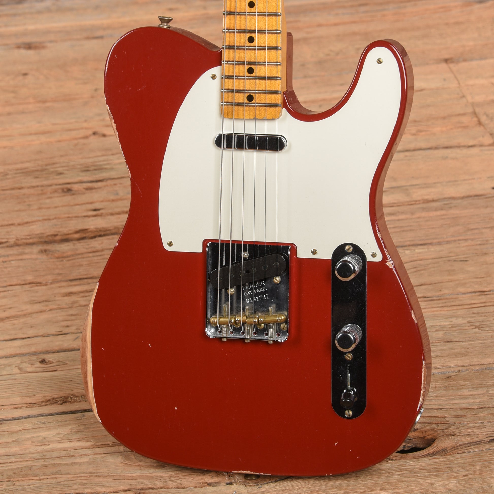 Fender Custom Shop Reverse 50's Telecaster Relic Crimson Red 2024 Electric Guitars / Solid Body